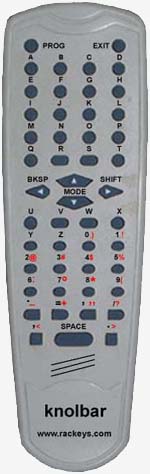 moving message display remote control